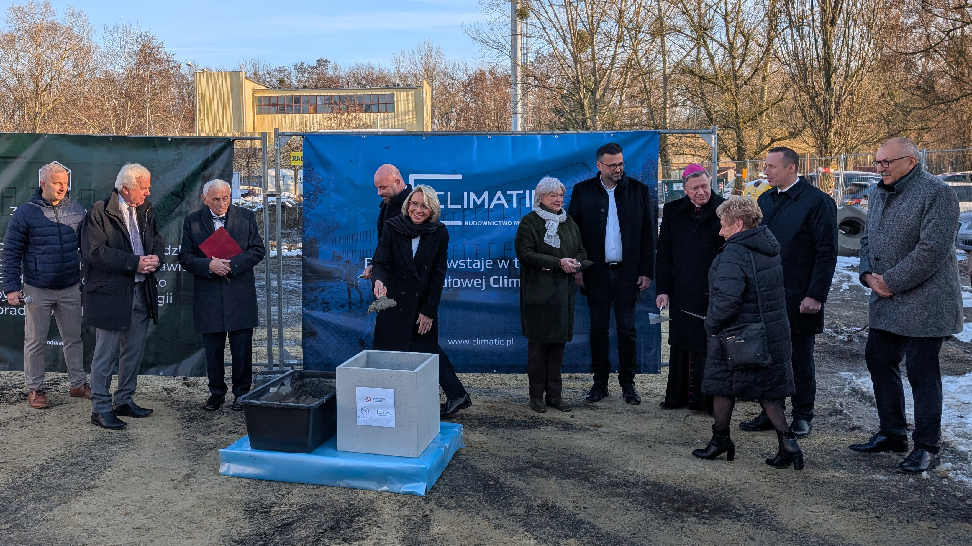 Uroczyste wmurowanie aktu erekcyjnego we Wrocławiu